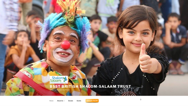 Screenshot of the The British Shalom-Salaam Trust website