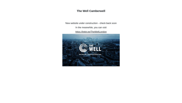 Screenshot of the The Wells Trust website