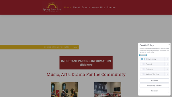 Screenshot of the The St James The Less Preservation Trust website