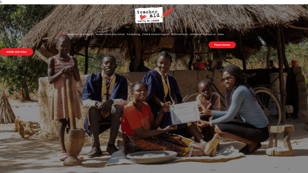 Screenshot of the Teacher Aid website