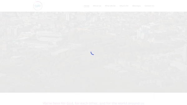 Screenshot of the Covenant Life Church Leicester website