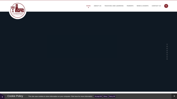 Screenshot of the Friends Of Charsfield School Association website