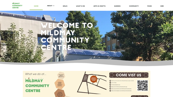 Screenshot of the Mildmay Community Partnership website
