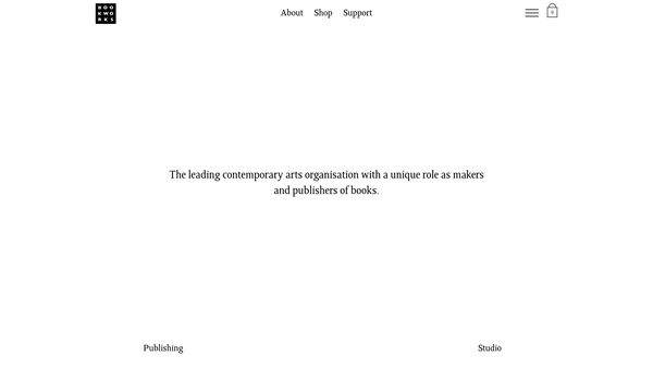 Screenshot of the Book Works (UK) Limited website