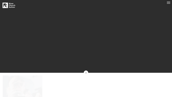 Screenshot of the River Church Sutton website