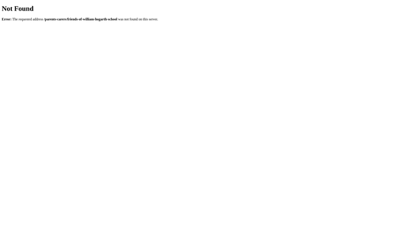 Screenshot of the The Friends Of The William Hogarth School website