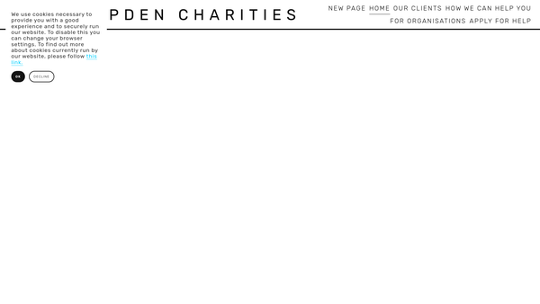 Screenshot of the The Campden Charities Trustee website
