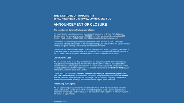 Screenshot of the I.o.o. Limited website