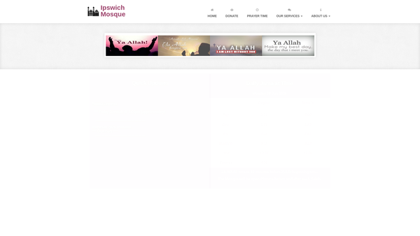 Screenshot of the Ipswich And Suffolk Bangladeshi Muslim Community Centre And Mosque website