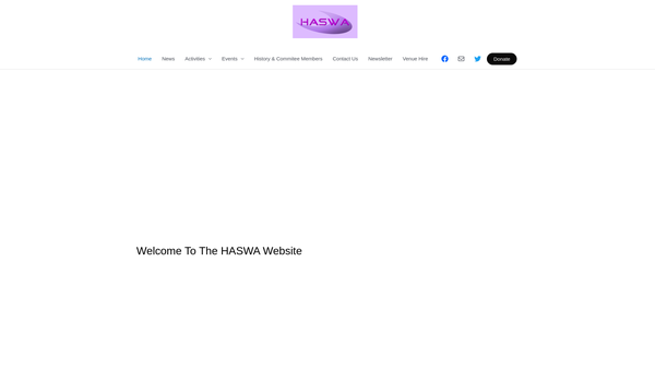 Screenshot of the Havering Asian Social And Welfare Association website