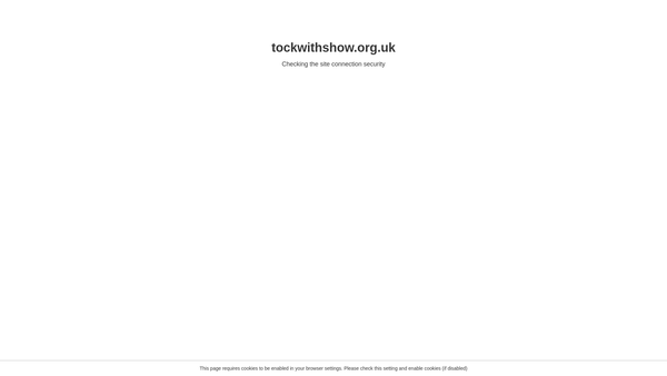 Screenshot of the Tockwith And District Agricultural Society Limited website