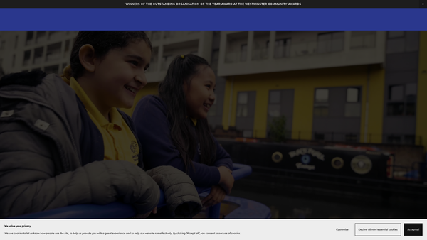 Screenshot of the The Beauchamp Lodge Settlement website