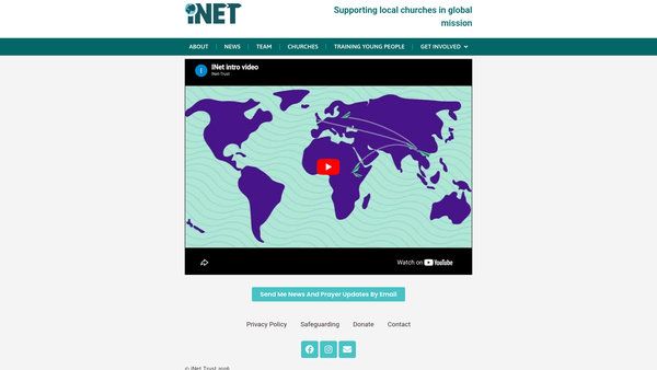 Screenshot of the Inet Trust Limited website