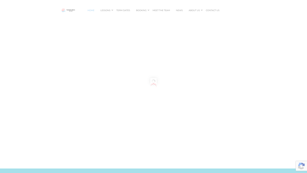 Screenshot of the Swimstart website