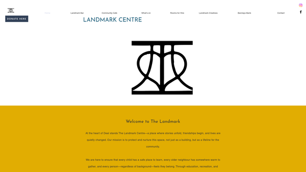 Screenshot of the Deal And Walmer Community Association website