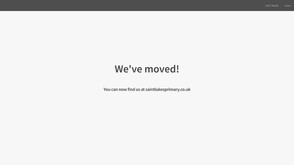 Screenshot of the St Luke's PTA website