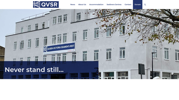 Screenshot of the Qvsr website