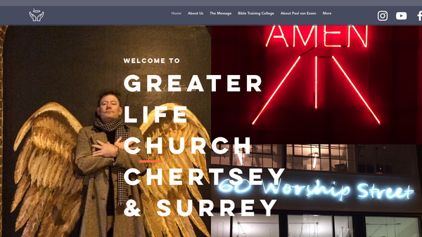 Screenshot of the Greater Life Trust Foundation website
