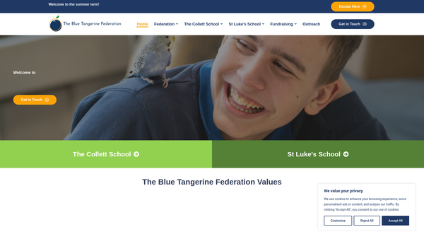 Screenshot of the Friends Of St. Luke's, Redbourn website
