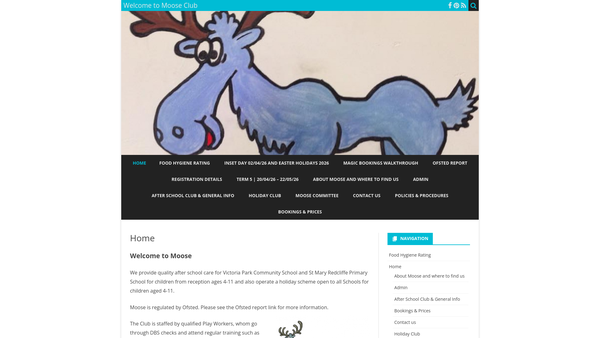 Screenshot of the Malago Play Association Ltd website