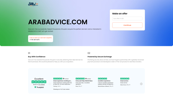 Screenshot of the Arab Advice Bureau Ltd website