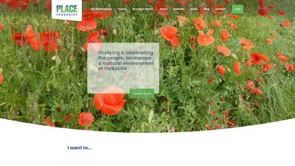 Screenshot of the People, Landscape & Cultural Environment, Education And Research Centre website