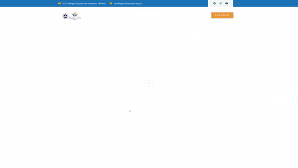Screenshot of the Redeemed Christian Church Of God Holy Ghost Zone (Northampton) website