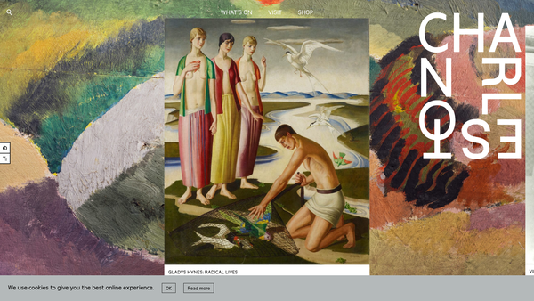 Screenshot of the The Charleston Trust (Bloomsbury In Sussex) website