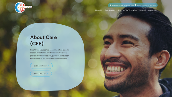 Screenshot of the Centre For Advocacy, Research And Empowerment (Care) website