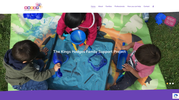 Screenshot of the The Kings Hedges Family Support Project website