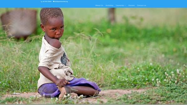 Screenshot of the Patchwork Kids website