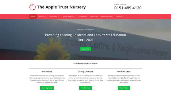 Screenshot of the St Gabriel's Area Partnership Enabling Play And Learning For Everyone Ltd website