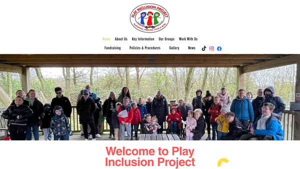 Screenshot of the Play Inclusion Project (Pip) website