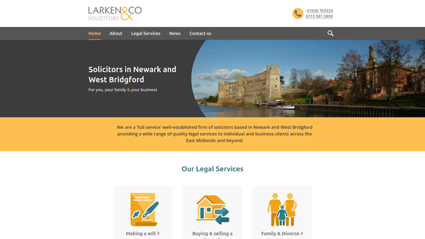 Screenshot of the The Francis Bernard Caunt Education Trust website