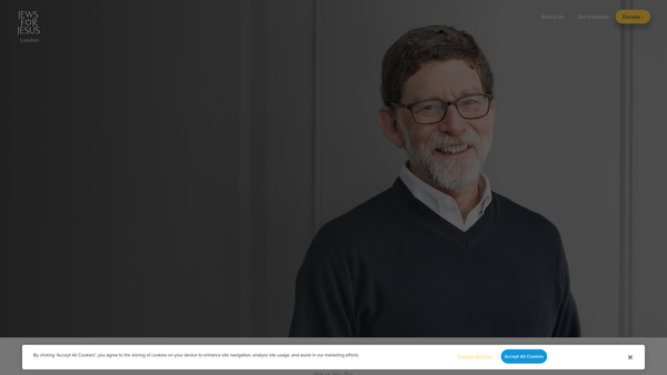 Screenshot of the Jews For Jesus website