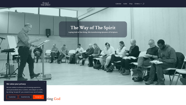 Screenshot of the The Way Of The Spirit website