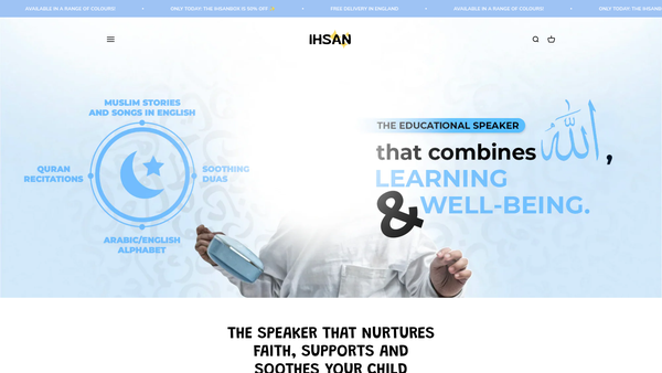 Screenshot of the Indonesian Humanitarian And Social Aid Network website