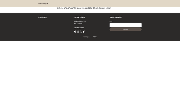 Screenshot of the Surtal Sabhiachar & Samaj Bhalai Club website