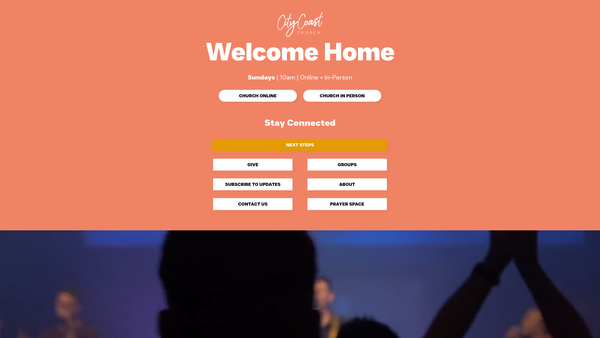Screenshot of the Citycoast Trust website