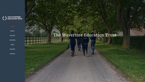 Screenshot of the The Wavertree Education Trust Limited website