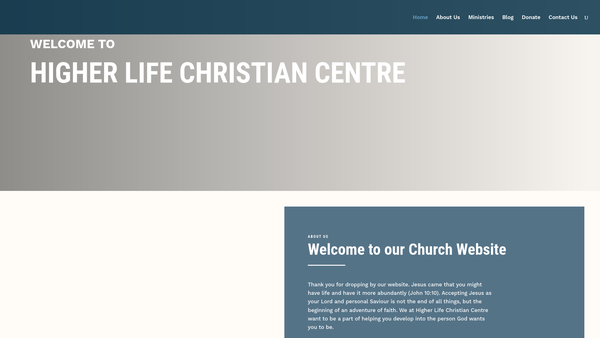 Screenshot of the Life Development Outreach website