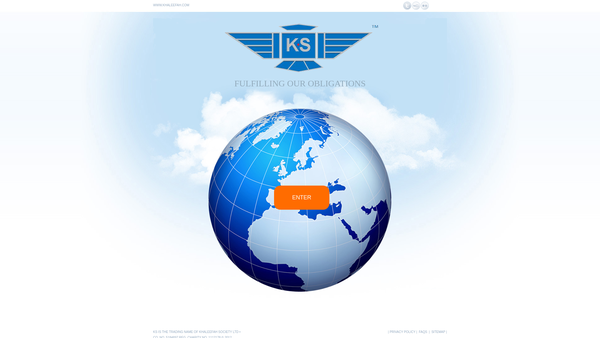 Screenshot of the Khaleefah Society Limited website
