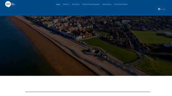Screenshot of the Citizens Advice East Sussex website