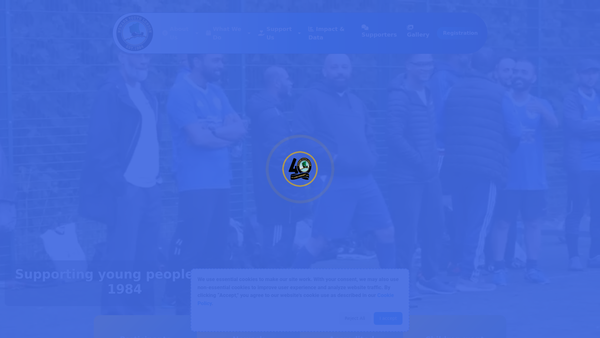 Screenshot of the Newark Youth London Limited website