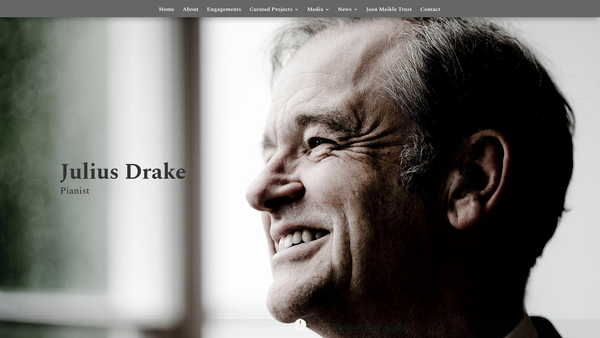 Screenshot of the The Jean Meikle Music Trust website