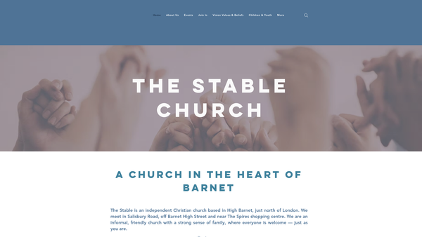 Screenshot of the The Stable (Barnet) website