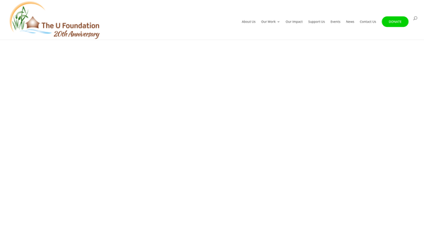 Screenshot of the The U Foundation Ltd website