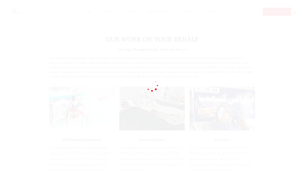Screenshot of the Paktrust.org website