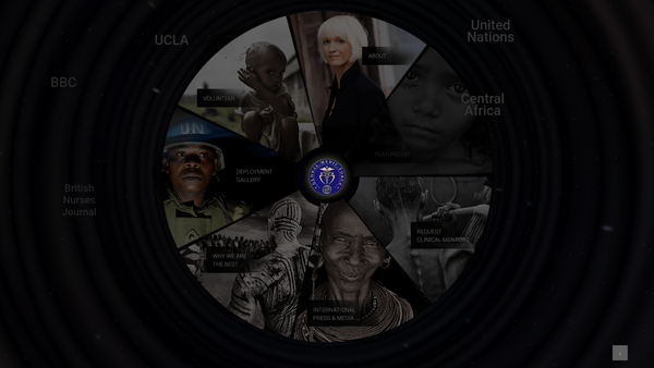 Screenshot of the Global Medic Force (Europe) website