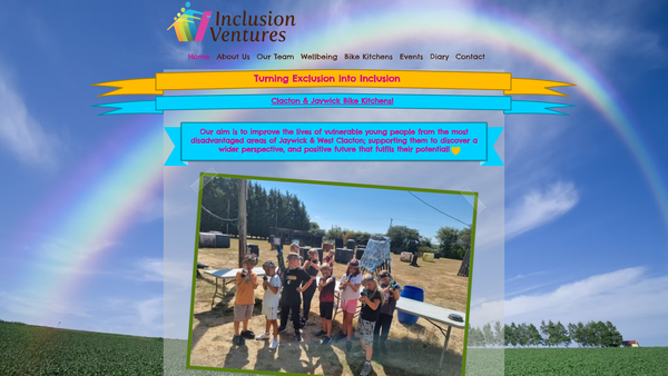 Screenshot of the Inclusion Ventures Limited website